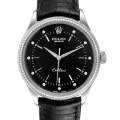 Rolex Cellini m50609rbr-0007 39MM Black Dial Silver-tone Case