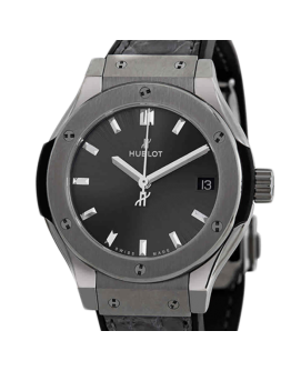 Hublot Classic Fusion 581.NX.7071.LR 43mm/42mm/45mm Men's Stainless Steel Black Dial