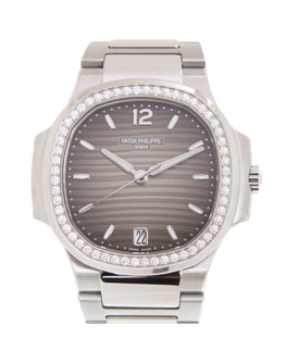 Patek Philippe Nautilus 32mm Ladies 7118/1200A-011 Diamond Bezel