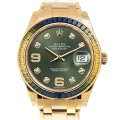 Rolex Pearlmaster 86348SABLV-42748 31MM Green Dial Gold-tone Case