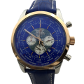 Breitling Transocean Mens AB0510U4-002 46mm Blue Dial