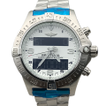 Breitling Exospace Mens ExospaceB55-005 46mm White Dial Silver-tone