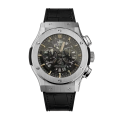 Hublot Tourbillon Skeleton Titanium 45mm 506.NX.0170.LR Men Skeleton Dial Leather Strap