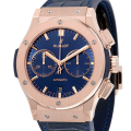 Hublot Classic Fusion 521.OX.7180.LR 43mm/45mm Men Blue Dial Leather Strap