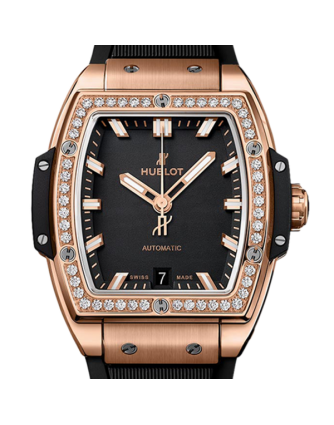 Hublot Big Bang Unisex 665.OX.1180.RX.1204 40mm Rubber Band Black Dial