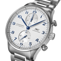 IWC Portuguese Chrono Mens 43mm IW371617 Automatic Silver-tone