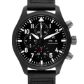 IWC Pilot Top Gun IW389101 Mens 43mm Automatic Black Dial