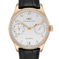 IWC Portuguese Chrono IW500004 Mens 43mm Stainless Steel Leather Strap