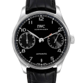 IWC Portuguese Automatic Mens IW500703 42mm Automatic Black Dial