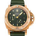 Panerai Submersible PAM00507 47mm Mens Stainless Steel Rose Gold-tone