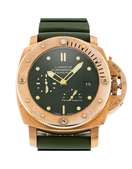 Panerai Submersible PAM00507 47mm Men's Stainless Steel Rose Gold-tone