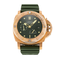 Panerai Submersible PAM00507 47mm Mens Stainless Steel Rose Gold-tone