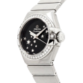 Omega Constellation Ladies 123.15.27.20.01.001 27mm Diamond Black Dial