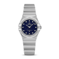 Omega Constellation 27mm 131.10.25.60.53.001 Ladies Quartz Blue Dial