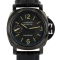 Panerai Luminor 44mm PAM00004 Mens Black-tone Stainless Steel