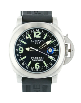 Panerai Luminor Men's PAM00063 44mm Black Dial Stainless Steel