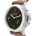 Panerai Luminor 44mm Mens PAM00423 Black Dial Silver-tone