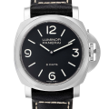 Panerai Luminor PAM00560 44mm Mens Black Dial Silver-tone