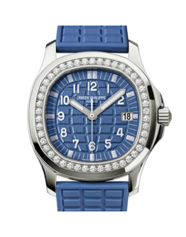Patek Philippe Aquanaut 32mm Ladies 5067A-022 Diamond Bezel Rubber Band