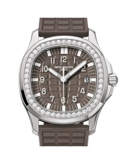 Patek Philippe Aquanaut Ladies 5067A-023 32mm Brown Dial Silver-tone
