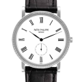 Patek Philippe Calatrava Mens 40mm 5119G Silver-tone