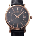 Patek Philippe Calatrava 40mm Mens 5153R-001-2 Black Dial Rose Gold-tone