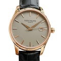 Patek Philippe Calatrava 5227J-001-2 Mens 40mm Rose Gold-tone Leather Strap