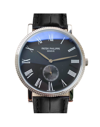 Patek Philippe Calatrava 40mm CalatravaBKRL025 Men's Leather Strap