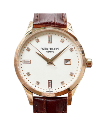 Patek Philippe Calatrava 40mm Men's CalatravaWSL002 White Dial