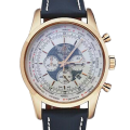 Breitling Transocean Chronograph 46mm Mens RB0510U0A733CS Rose Gold-tone Stainless Steel