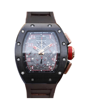 Richard Mille RM011 Men Automatic Rubber Band Watch Stainless Steel