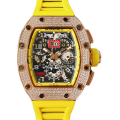 Richard Mille RM011 Mechanical Men Rubber Band Watch Diamond Bezel