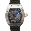 Richard Mille RM018 Mechanical Men Rubber Band Transparent Dial Watch