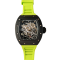 Richard Mille RM35 Men Mechanical Rubber Band Skeleton Dial