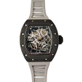 Richard Mille RM35 Men Mechanical Rubber Band Skeleton Dial