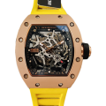 Richard Mille RM35 Mechanical Men Watch Skeleton Dial Rubber Band