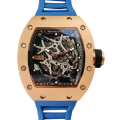 Richard Mille RM35 Men Mechanical Watch Skeleton Dial Rubber Band