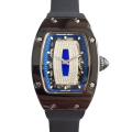 Richard Mille RM07-01 Automatic Ladies Blue With Diamonds Dial Watch Rubber Band