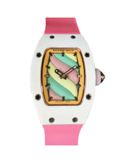 Richard Mille RM07-03 Ladies Mechanical Rubber Band Candy Dial Watch