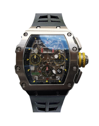 Richard Mille RM011 Men Automatic Rubber Band Watch