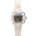 Richard Mille RM011 Men Automatic Ceramics Bezel Transparent Dial Watch