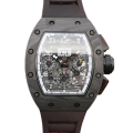 Richard Mille RM011 Automatic Men Watch Rubber Band Titanium