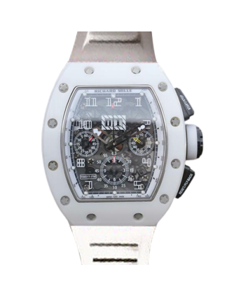 Richard Mille RM011 Automatic Men Rubber Band Ceramics Bezel Watch