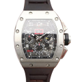 Richard Mille RM011 Automatic Men Rubber Band Transparent Dial