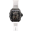 Richard Mille RM12-01 Mechanical Men Rubber Band Carbon Fiber