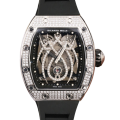 Richard Mille RM019 Hand Wind Men Watch Black With Diamonds Dial