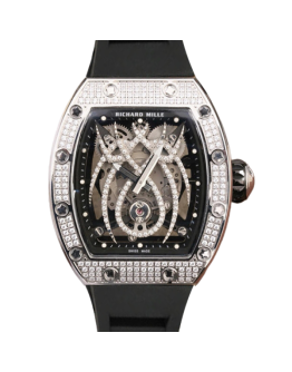 Richard Mille RM019 Hand Wind Men Watch Black With Diamonds Dial