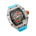 Richard Mille RM27-04 Men Mechanical Transparent Dial Rubber Band Watch