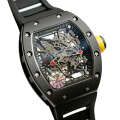 Richard Mille RM035 Mechanical Men Transparent Dial Rubber Band