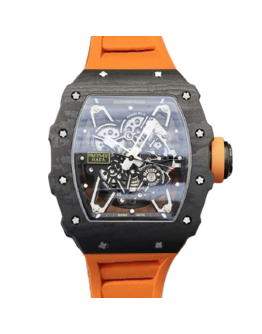 Richard Mille RM35-02 Mechanical Men Rubber Band Watch Transparent Dial